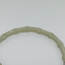 GUCCI Bamboo Shoulder Bag Patent leather Beige 001 2058 3007 Auth fm4523-8