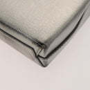 BALENCIAGA Shopping Phone Holder Shoulder Bag Leather Silver Auth fm4541-14