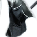 BALENCIAGA Shopping Phone Holder Shoulder Bag Leather Silver Auth fm4541-18