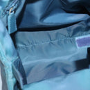 PRADA Hand Bag Nylon plastic Light Blue Silver clear Auth fm4546-10