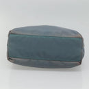 PRADA Hand Bag Nylon plastic Light Blue Silver clear Auth fm4546-5