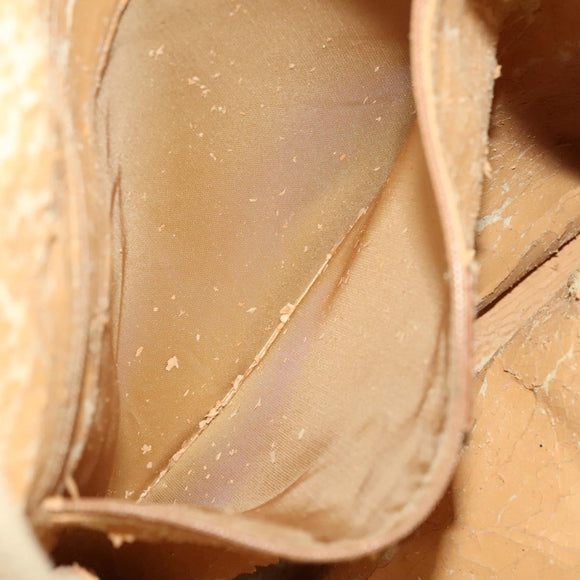 GUCCI Bamboo Shoulder Bag Leather Brown Gold 001 14 1577 Auth fm4551