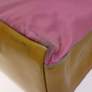 PRADA Umhängetasche Nylon Rosa Silber Auth fm4561-8