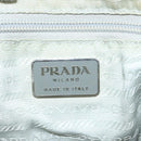PRADA Umhängetasche Nylon Rosa Silber Auth fm4561-19