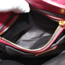 Miu Miu Vittello Caribbean Hand Bag Leather 2way Pink Gold Auth fm4567-25