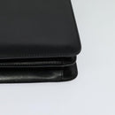 CELINE Shoulder Bag Leather Black Gold Auth fm4568-14