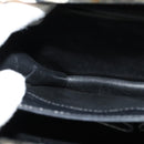 CELINE Shoulder Bag Leather Black Gold Auth fm4568-19
