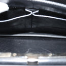 CELINE Shoulder Bag Leather Black Gold Auth fm4568-20