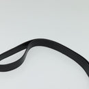 CELINE Shoulder Bag Leather Black Gold Auth fm4568-8