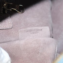 LOEWE Anagram Amazona 28 Hand Bag Leather Light Blue Gold Auth fm4572-12