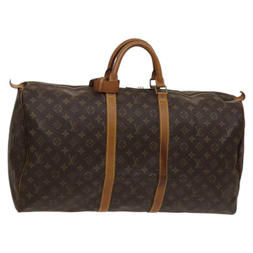 LOUIS VUITTON Monogram Keepall 55 Boston Bag M41424 LV Auth fm4599