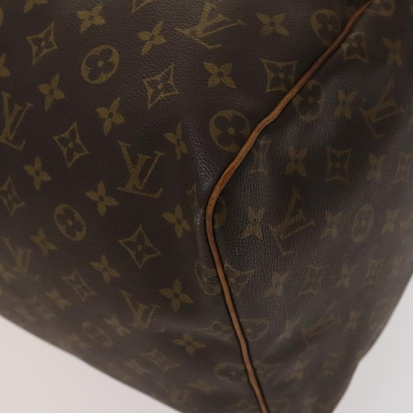 LOUIS VUITTON Monogram Keepall 55 Boston Bag M41424 LV Auth fm4599