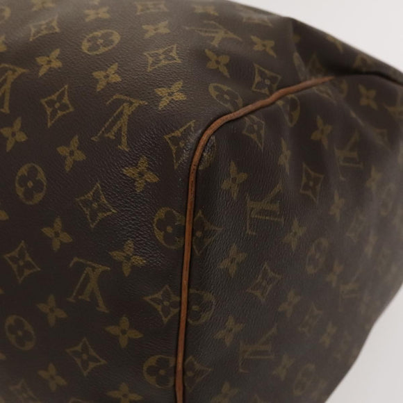 LOUIS VUITTON Monogram Keepall 55 Boston Bag M41424 LV Auth fm4599