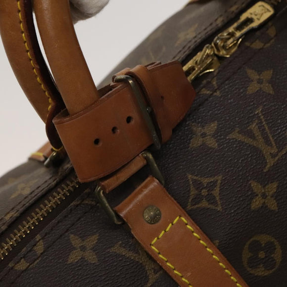LOUIS VUITTON Monogram Keepall 55 Boston Bag M41424 LV Auth fm4599