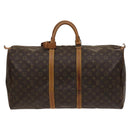 LOUIS VUITTON Monogram Keepall 55 Boston Bag M41424 LV Auth fm4599-13