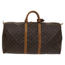 LOUIS VUITTON Monogram Keepall 55 Boston Bag M41424 LV Auth fm4599-2