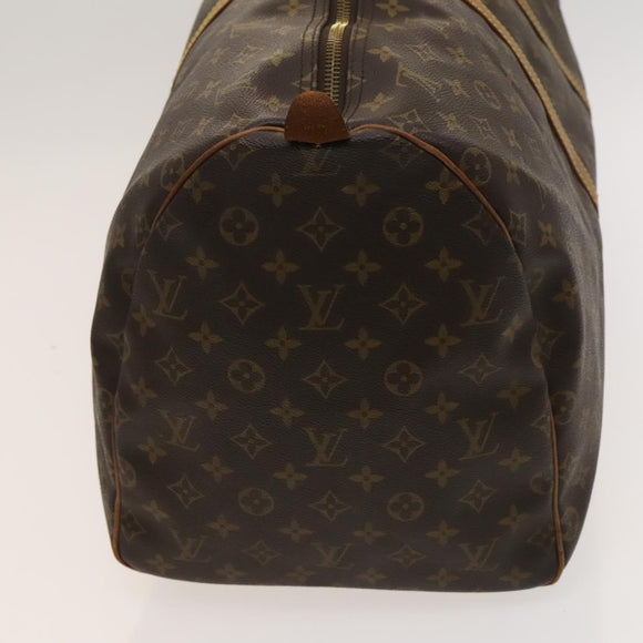 LOUIS VUITTON Monogram Keepall 55 Boston Bag M41424 LV Auth fm4599