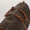 LOUIS VUITTON Monogram Keepall 55 Boston Bag M41424 LV Auth fm4599-6