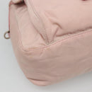 PRADA Shoulder Bag Nylon Pink Silver Auth fm4604-15