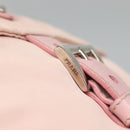 PRADA Shoulder Bag Nylon Pink Silver Auth fm4604-9