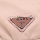 PRADA Shoulder Bag Nylon Pink Silver Auth fm4604-18