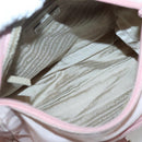 PRADA Shoulder Bag Nylon Pink Silver Auth fm4604-11