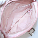 PRADA Shoulder Bag Nylon Pink Silver Auth fm4604-24