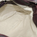 GUCCI Shoulder Bag Leather Wine Red Silver 247400 Auth fm4612-18