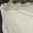 GUCCI Shoulder Bag Leather Wine Red Silver 247400 Auth fm4612-19