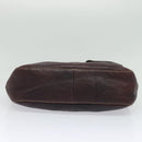 GUCCI Shoulder Bag Leather Wine Red Silver 247400 Auth fm4612-5