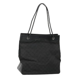 GUCCI GG Canvas Shoulder Bag Black 109141 Auth fm4617