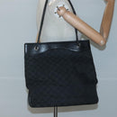 GUCCI GG Canvas Shoulder Bag Black 109141 Auth fm4617-20