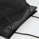GUCCI GG Canvas Shoulder Bag Black 109141 Auth fm4617-6