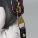 LOUIS VUITTON Empreinte Zippy Wallet Navy Marine Rouge M62121 LV Auth fm4618-8