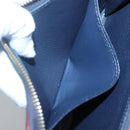 LOUIS VUITTON Empreinte Zippy Wallet Navy Marine Rouge M62121 LV Auth fm4618-17