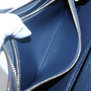 LOUIS VUITTON Empreinte Zippy Wallet Navy Marine Rouge M62121 LV Auth fm4618-11