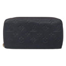 LOUIS VUITTON Empreinte Zippy Wallet Navy Marine Rouge M62121 LV Auth fm4618-13