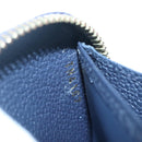 LOUIS VUITTON Empreinte Zippy Wallet Navy Marine Rouge M62121 LV Auth fm4618-12