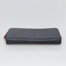 LOUIS VUITTON Empreinte Zippy Wallet Navy Marine Rouge M62121 LV Auth fm4618-6
