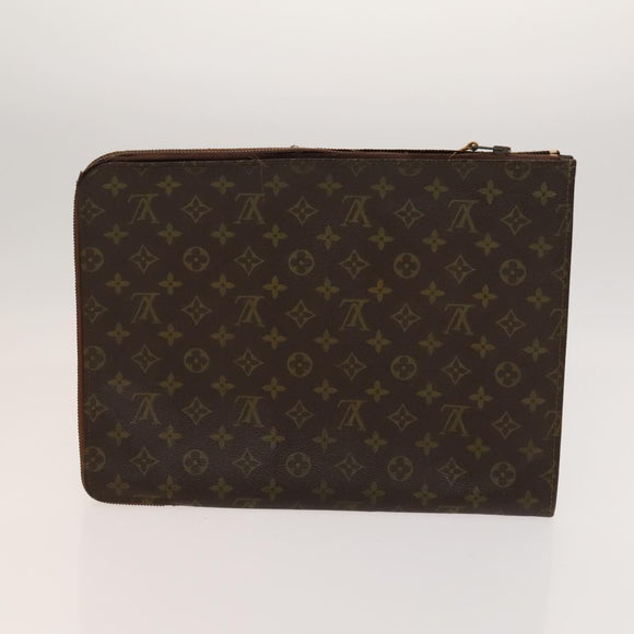 LOUIS VUITTON Monogram Clutch Bag 3Set LV Auth fm4628