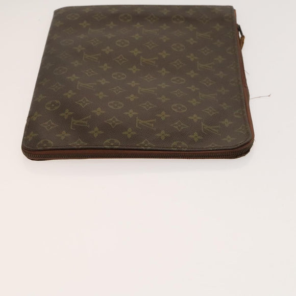 LOUIS VUITTON Monogram Clutch Bag 3Set LV Auth fm4628