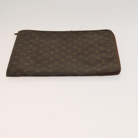 LOUIS VUITTON Monogram Clutch Bag 3Set LV Auth fm4628