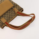 GUCCI GG Canvas Sherry Line Hand Bag 3Set Beige Black Red Auth fm4630-19