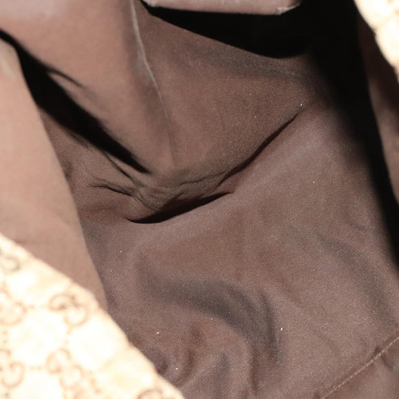 GUCCI GG Canvas Sherry Line Hand Bag 3Set Beige Black Red Auth fm4630