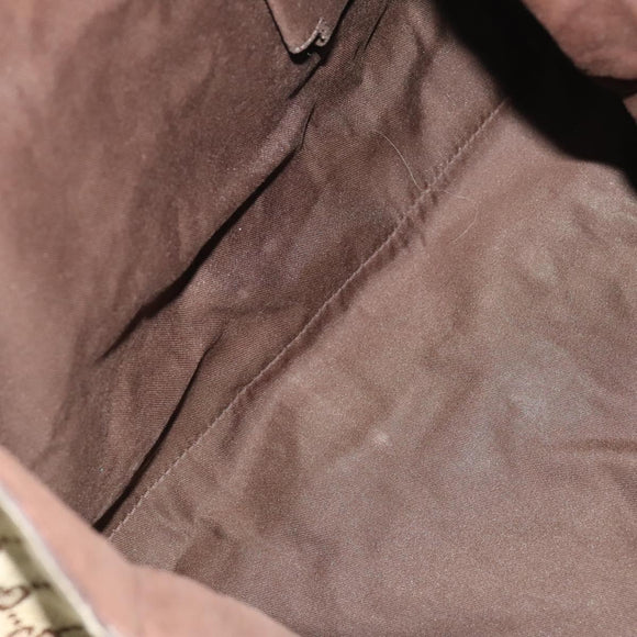 GUCCI GG Canvas Pouch Web Sherry Line Hand Bag 3Set Beige Red Auth fm4632