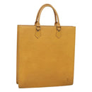 LOUIS VUITTON Epi Sac Plat Hand Bag Yellow M52079 LV Auth fm4639-1