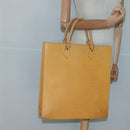 LOUIS VUITTON Epi Sac Plat Hand Bag Yellow M52079 LV Auth fm4639-20