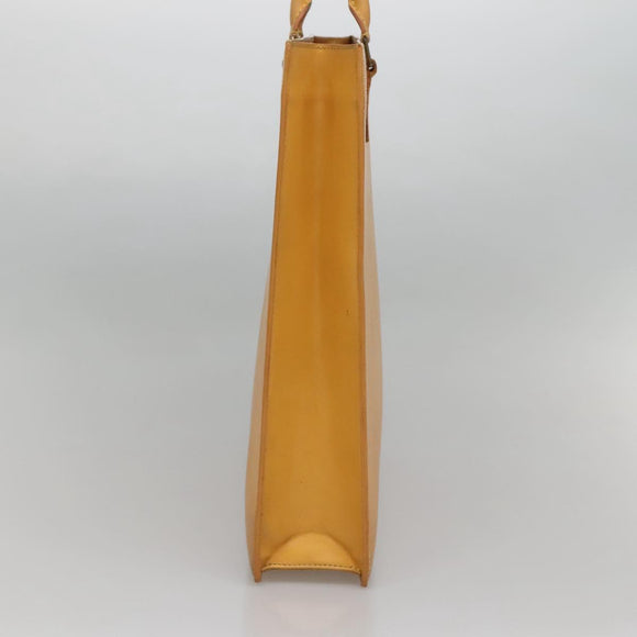 LOUIS VUITTON Epi Sac Plat Hand Bag Yellow M52079 LV Auth fm4639