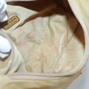 PRADA Accessory Pouch Nylon Beige Auth fm4643-11