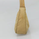 PRADA Accessory Pouch Nylon Beige Auth fm4643-3